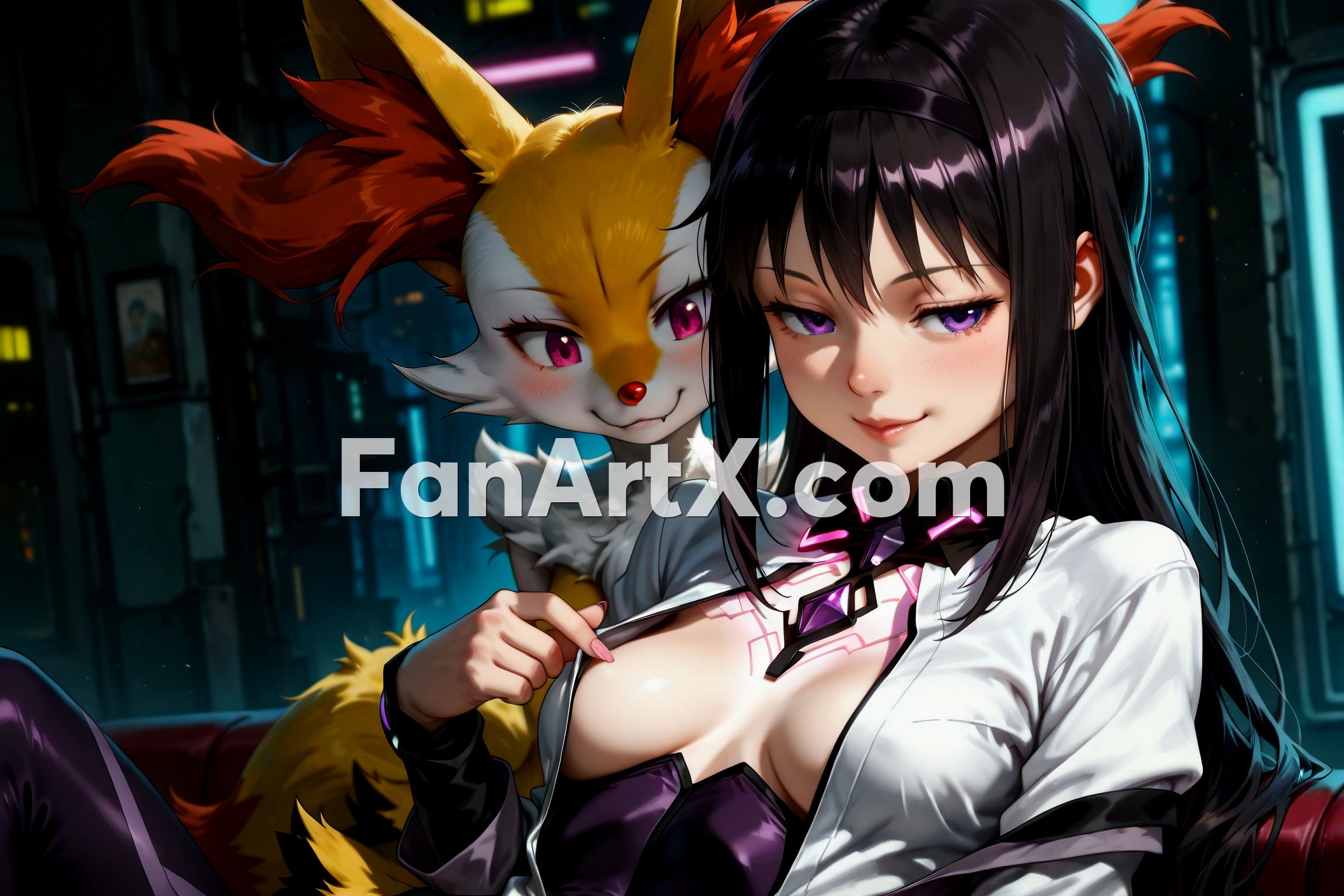 Akemi Homura Puella Magi Madoka Magica Fanart 1380773